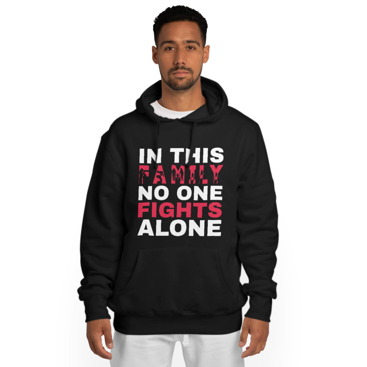 Hoodie In this Family no one fight alone Unisex