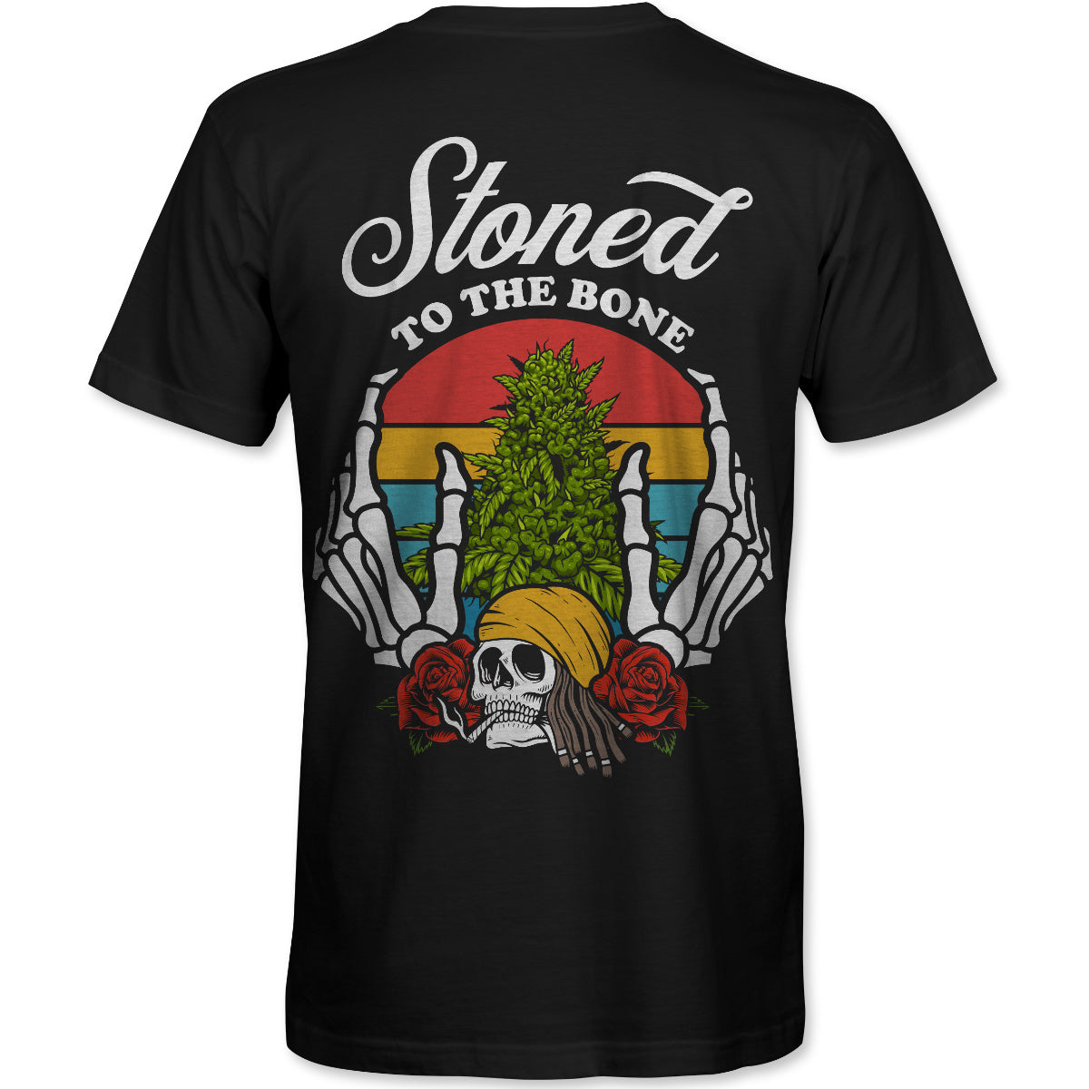 T-Shirt Stoned To Da Bone Kiffer Shirt